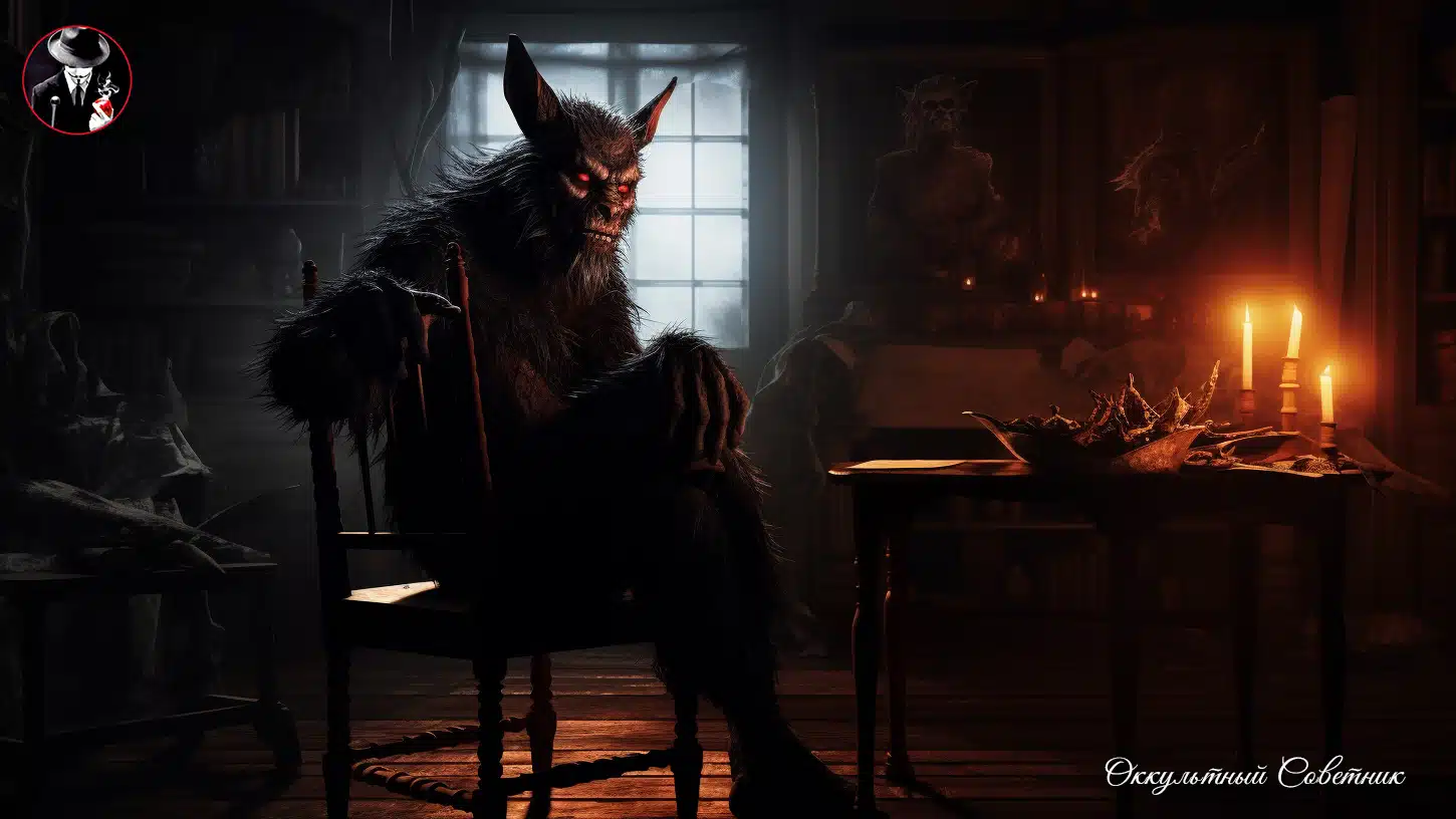 malfetto666 a devil sits in the chair background room and shelv 97527894 8917 436c 9448 54747ca58e5d