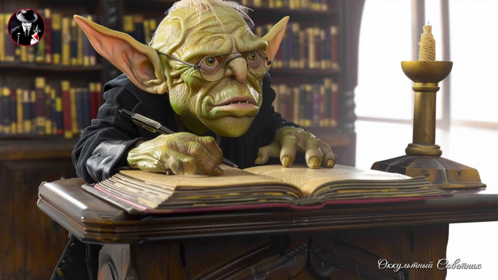 malfetto666 green gringotts goblin at the table making records b5e0deb2 b20e 437b 83bf 26ab0d2a6ca0