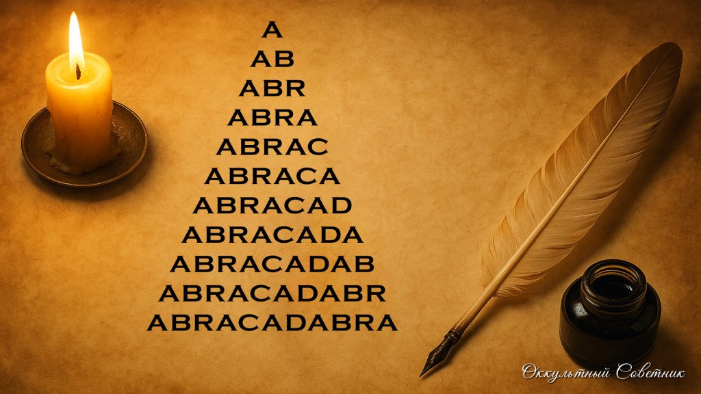 Магическая сила слова ABRACADABRA: древний ключ к исполнению желаний