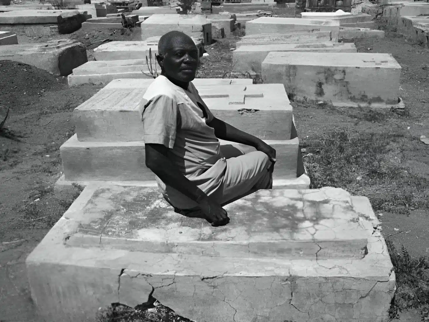 Клервиус Нарцисс на своей могиле