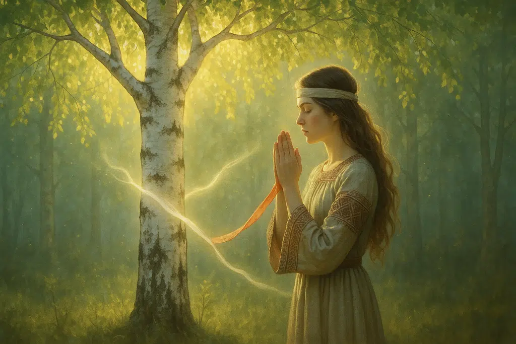 Ритуал с Берёзой: как просить помощи у белой красавицы