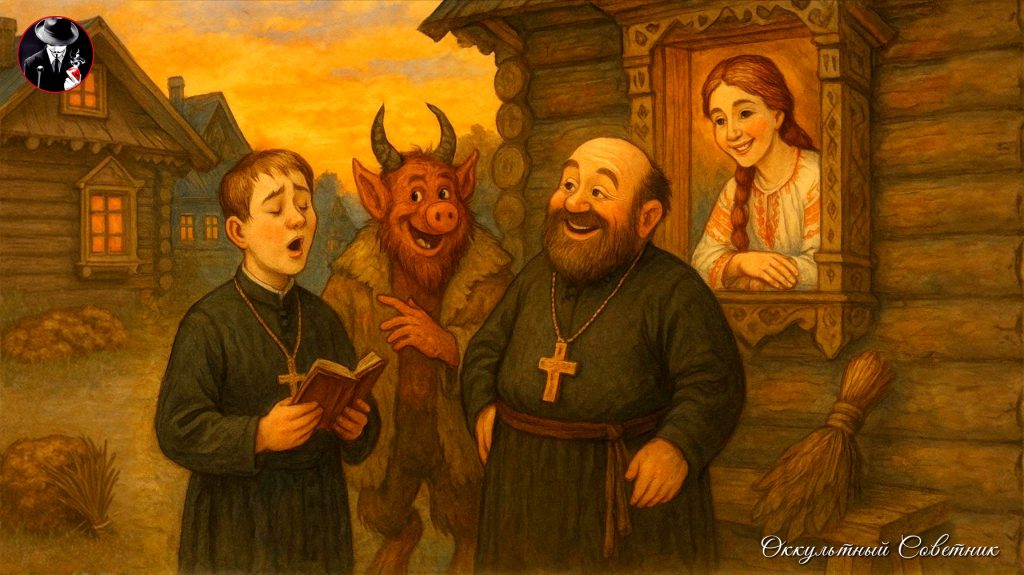 Отец Василий, чёрт и сватовство