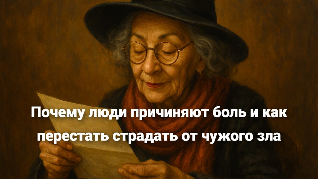 Почему люди причиняют боль и как перестать страдать от чужого зла
