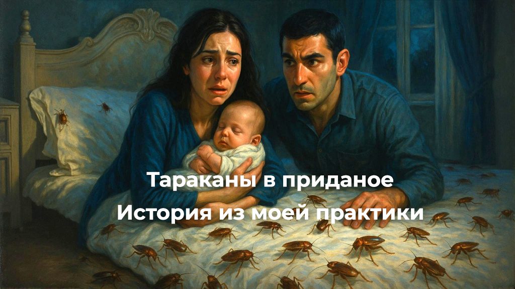 Тараканы в приданое. История из моей практики