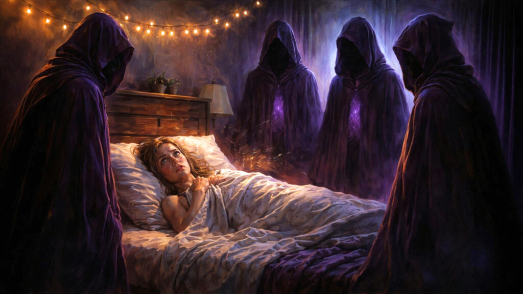 После чистки Рода ночью пришли люди в лиловых мантиях и капюшонах. Письмо подписчицы