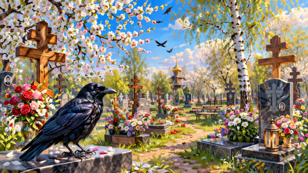 Ходила на кладбище просить у мёртвых помощи. После этого приснился сон с церковью и церковный хор. Помогут ли мне покойники?