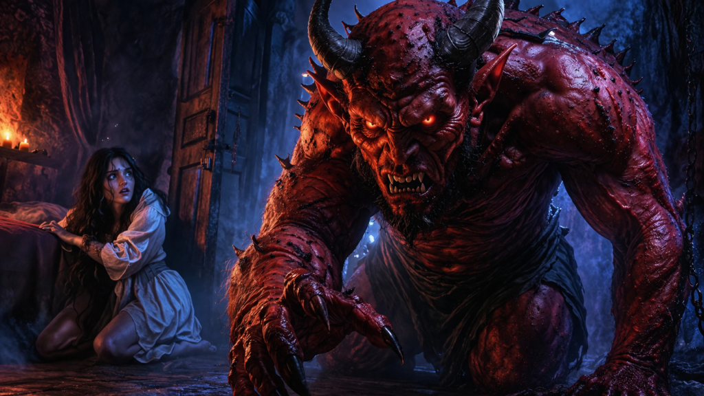 Родовой бес пришёл во сне в своём настоящем обличии