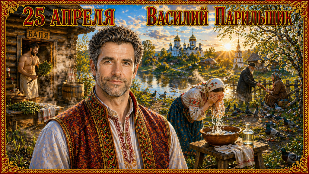 25 апреля — ВАСИЛИЙ Парильщик! Земля парит! Какие действия СЕГОДНЯ навлекут гнев домового и долгую болезнь! 🛁🐻⚠️