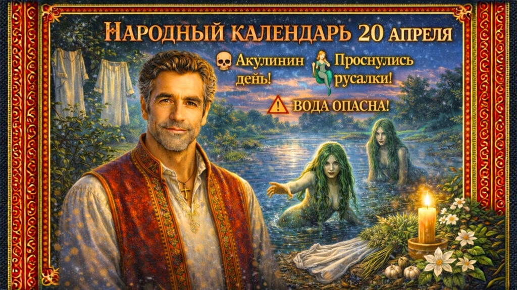 20 апреля — АКУЛИНИН день! Русалки ПРОСНУЛИСЬ! Что НЕЛЬЗЯ делать, чтобы не навлечь БЕДУ! 🧜♀️💧⚠️