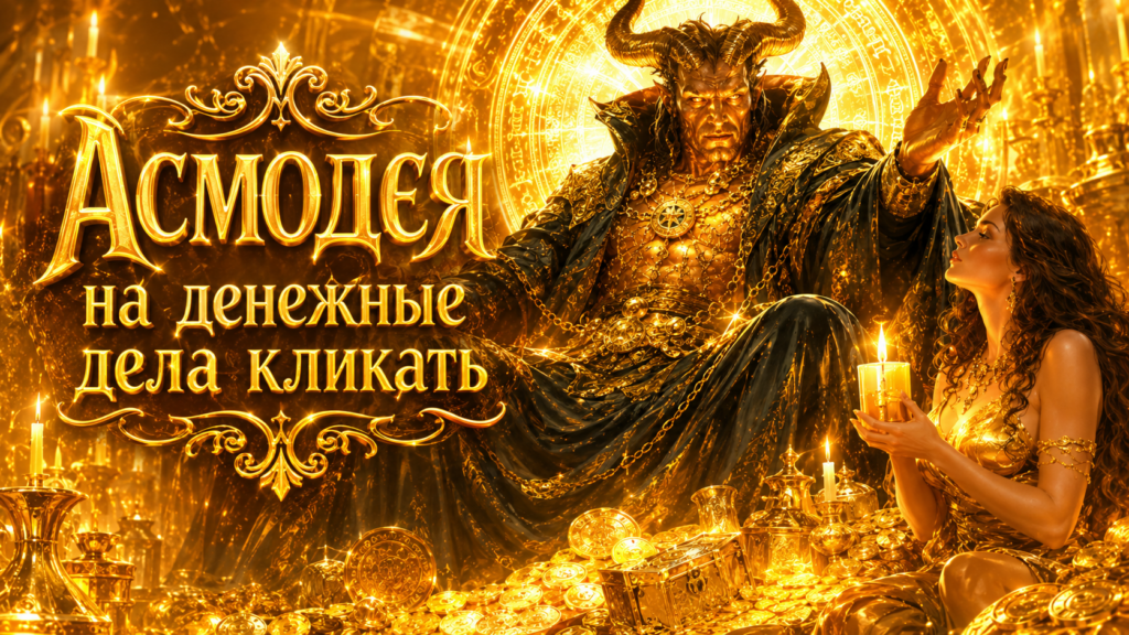 Асмодея на денежные дела кликать