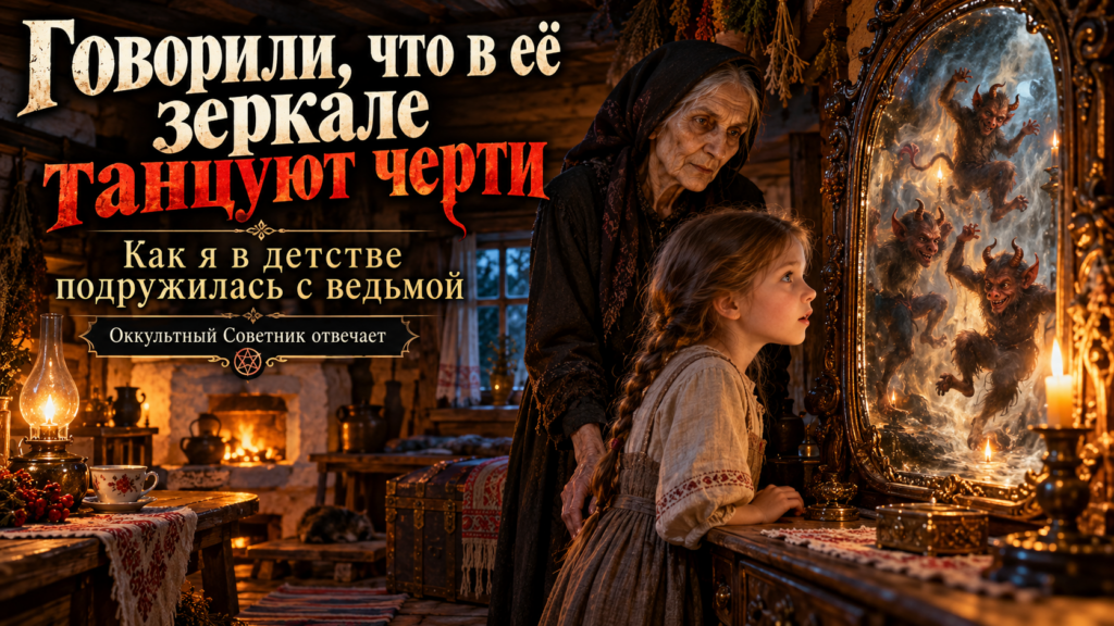 Говорили, что в её зеркале танцуют черти. Как я в детстве подружилась с ведьмой. Оккультный Советник отвечает